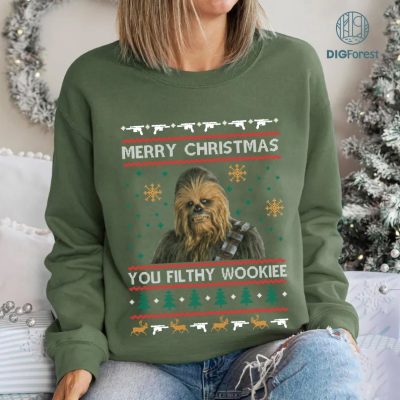 Chewbacca Christmas Shirt | Wookiee Christmas Ugly Sweater | Merry Christmas You Filthy Wookiee Sweatshirt | Christmas Movies Sweater Chewbacca Christmas Shirt | Wookiee Christmas Ugly Sweater | Merry Christmas You Filthy Wookiee Sweatshirt | Christmas Movies Sweater
