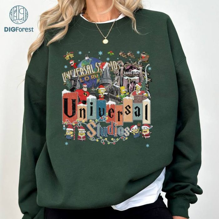Universal Studio Christmas Png, Disneyland ChristmasShirt, Universal Christmas Png, Mickey's Very Merry Christmas Party 2023, Digital Download