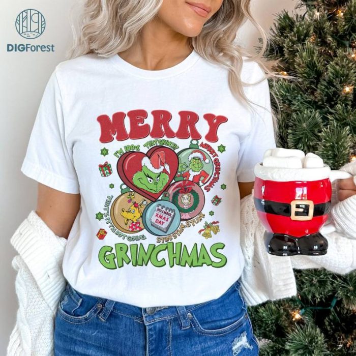 Merry Grinchmas Shirt, Funny Grinchmas Shirt, Grinchmas Merry Christmas Shirt, Xmas 2023, Christmas Matching Shirt, Christmas Movie