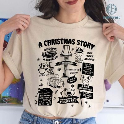 A Christmas Story Png, A Christmas Story Christmas Movie Sweatshirt, Ralphie Christmas Shirt, Leg Lamp Shirt, Shoot Your Eye Out