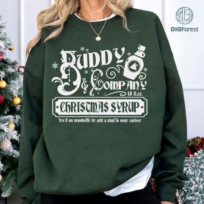 Buddy's Spaghetti Elf Png | Buddy & Company Elf Movie Christmas Shirt | Buddy The Elf Shirt | Elf Christmas Movie | Family Xmas 2023