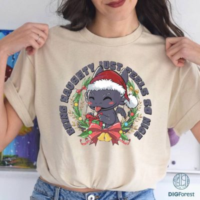 Disney Toothless Christmas PNG, Toothless Christmas Shirt, Being Naughty Feel So Nice, Merry Christmas Shirt, Toothless Shirt, Merry Christmas