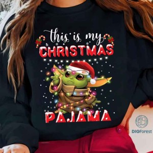 Baby Yoda Christmas Png, Star Wars Christmas Shirt, Baby Yoda Party Png, Star Wars Xmas Png, Christmas Png