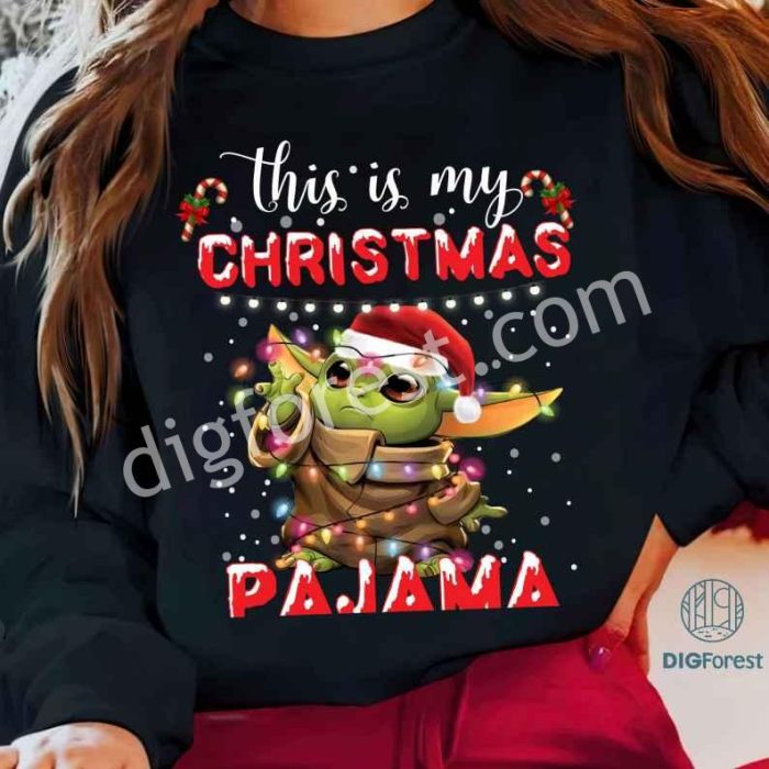 Baby Yoda Christmas Png, Star Wars Christmas Shirt, Baby Yoda Party Png, Star Wars Xmas Png, Christmas Png