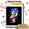 Sonic the Hedgehog Christmas PNG – Merry Christmas Design, Sonic Group Matching Sublimation Graphic