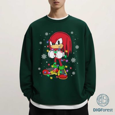 Sonic the Hedgehog Christmas PNG – Sonic Group Matching Merry Christmas Sublimation Design