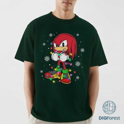 Sonic the Hedgehog Christmas PNG – Sonic Group Matching Merry Christmas Sublimation Design