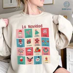 Spanish Christmas PNG | Feliz Navidad Shirt | Latina Christmas Shirt | Mexican Christmas Shirt | Christmas Shirt | Feliz Navidad T-Shirt