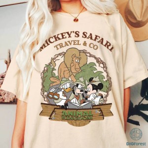 Disney Vintage Disney Animal Kingdom Shirt, Disney Safari Trip PNG, Traveler Disneyland Shirt, Disney World Shirt Mickey And Friend Shirt, gift