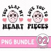 You Slay My Heart Valentine PNG| Jason voorhees PNG| Couple Matching PNG | Valentine Gifts | Gifts for Woman | Family Matching Shirt