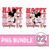 Disney Minnie Happy Happy Happy Valentine's Day PNG| Valentine Day PNG| Minnie Lovers PNG| Mickey and Friends Shirt | Couple Gifts