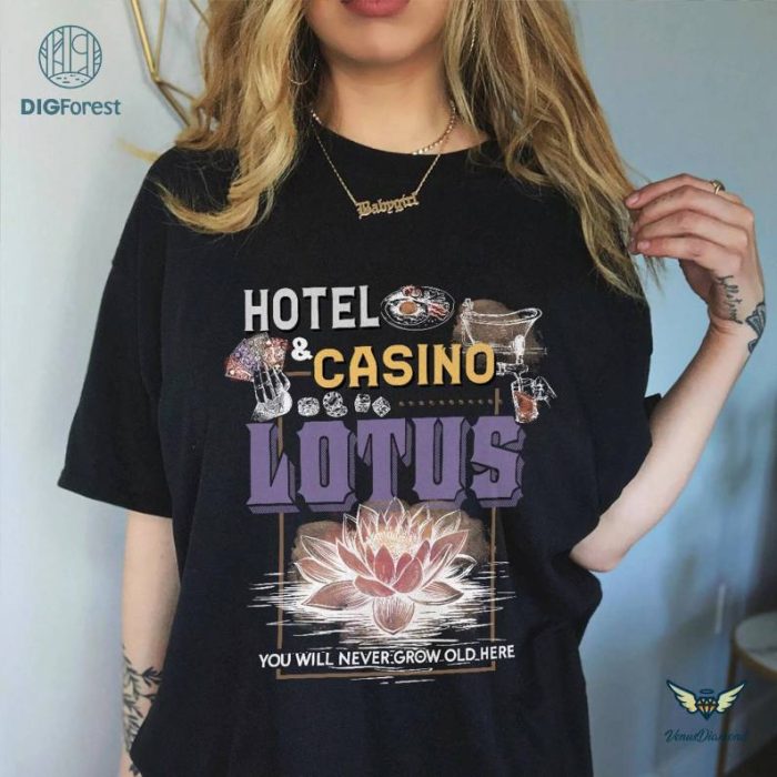 Percy Jackson Shirt | Lotus Hotel & Casino Png | Percy Jackson and the Olympians Shirt | Camp Half Blood Tee | Digital Download