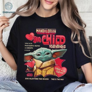 The Child Valentines PNG| Give Valentines This Season Shirt | Baby Yoda Lovers Shirt | Family Couple Matching Shirt | Valentine Gifts