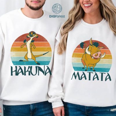 Disney The Lion King Couple PNG, He Roared Matata, Nala PNG, Couples Family Honeymoon Shirts, Animal Kingdom Shirt, Family World Vacation Shirt