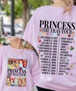 Disney Princess Era Tour PNG, Disney Princess Characters Shirt, Disney Princess Tour Shirt, Disney Girl Trip Shirt, Disneyland Shirt