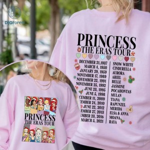 Disney Princess Era Tour PNG, Disney Princess Characters Shirt, Disney Princess Tour Shirt, Disney Girl Trip Shirt, Disneyland Shirt