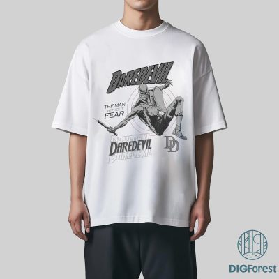 Daredevil Comic Book Shirt | Matt Murdock Daredevil Shirt | Daredevil Hells Kitchen Shirt | Marvel Daredevil Superhero Shirt