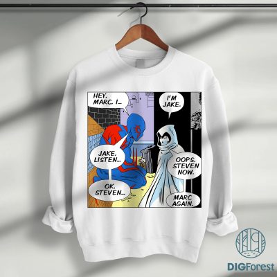 Moon Knight Spider Man 2099 Meme Shirt | Miguel O'Hara Oscar Isaac Shirt | Spider-Man: Across the Spider-Verse Shirt | Superhero Shirt Moon Knight Spider Man 2099 Meme Shirt | Miguel O'Hara Oscar Isaac Shirt | Spider-Man: Across the Spider-Verse Shirt | Superhero Shirt