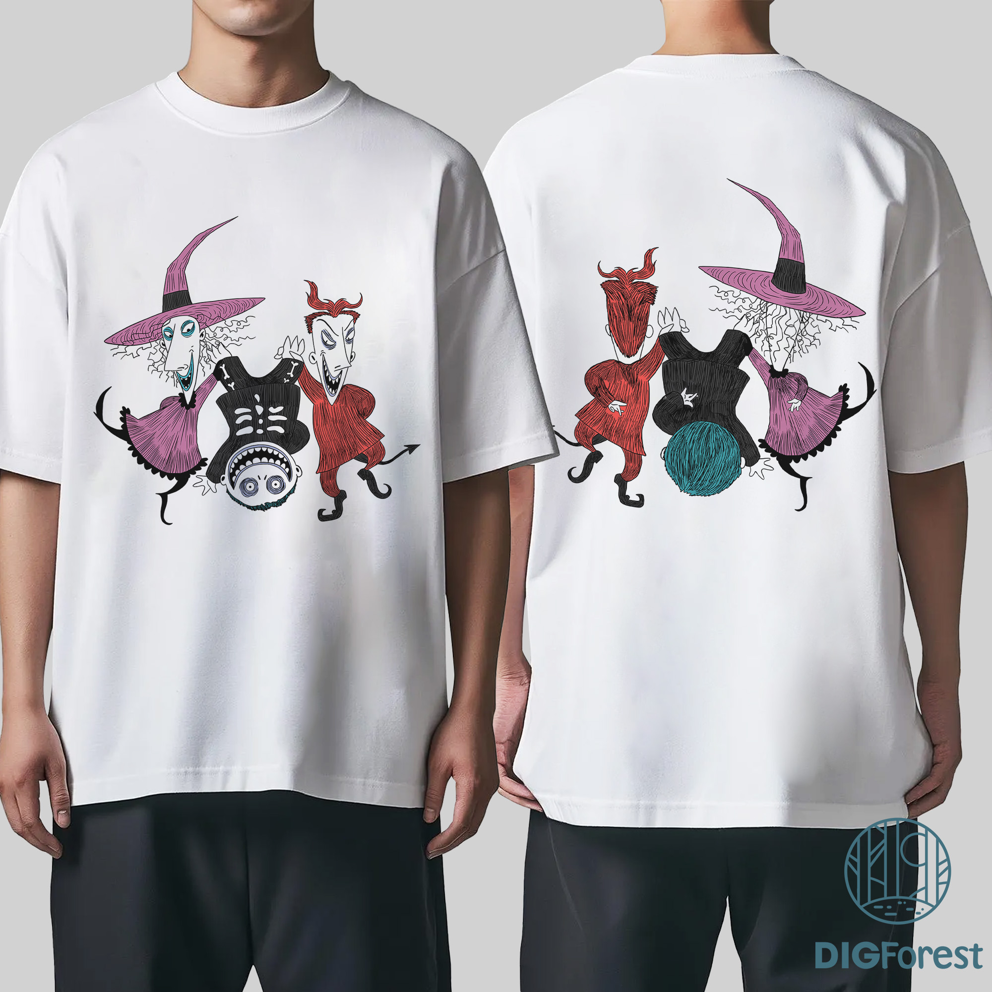 Halloween Lock Shock & Barrel PNG – Boogie’s Boys, Nightmare Before Christmas, Disneyland Halloween PNG Design Halloween Lock Shock & Barrel PNG – Boogie’s Boys, Nightmare Before Christmas, Disneyland Halloween PNG Design