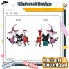 Halloween Lock Shock & Barrel PNG – Boogie’s Boys, Nightmare Before Christmas, Disneyland Halloween PNG Design