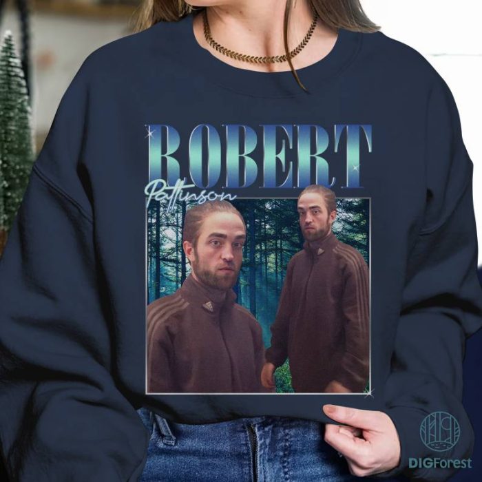 Robert Pattinson Vintage Graphic Shirt, Robert Pattinson Homage Png, Robert Pattinson Bootleg Rap Png, Graphic Tees, Digital Download