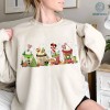 Disney Christmas Coffee Latte Sweatshirt, Mickey Minnie Christmas Coffee Sweater, Disney Coffee PNG, Christmas Trip Shirt, Holiday Coffee