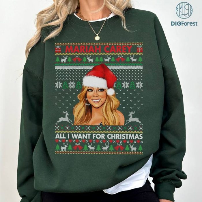 Mariah Carey 2023 Tour PNG| Best Christmas Song Shirt | Christmas Gift For Family Friends | All I Want For Christmas Is You