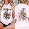 Two-sided Mickey and Friends Disneyland Est 1955 California PNG, Vintage Mickey Castle Shirt, WaltDisneyWorld Family Vacation 2024 Shirt