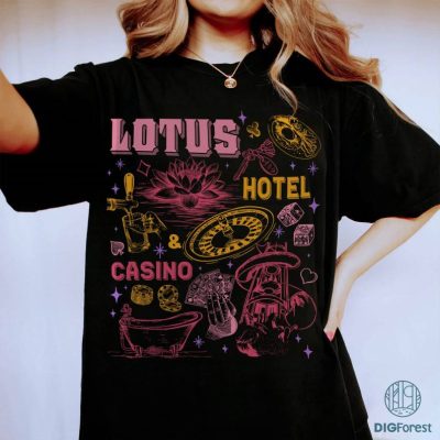 Lotus Hotel & Casino Percy Jackson and the Olympians Shirt | Greek Mythology Shirt, Rick Riordan Bookish Shirts, Book Lover Gifts