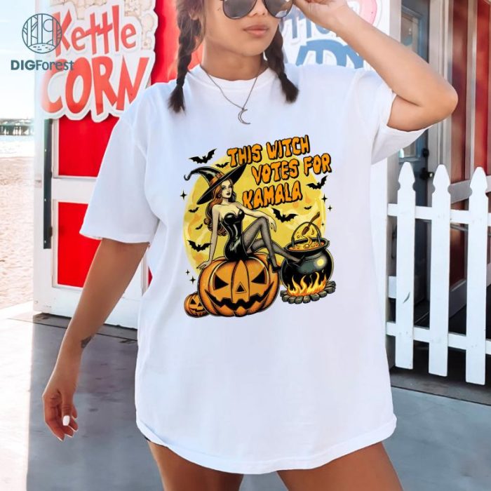 This Witch Votes For Kamala Shirt, Kamala Harris Shirt, Witchs For Kamala Shirt, Election Shirt, Voting Shirt, Halloween Election Shirt