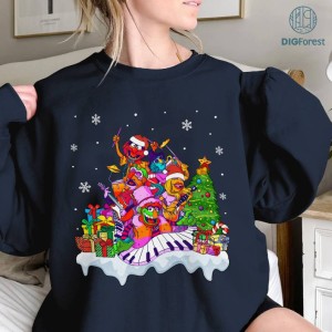 Disney Muppets Christmas PNG | Magic Kingdom | Dr. Teeth Shirt | The Electric Mayhem Shirt | Muppets Christmas Vacation Shirt | Xmas Sweatshirt
