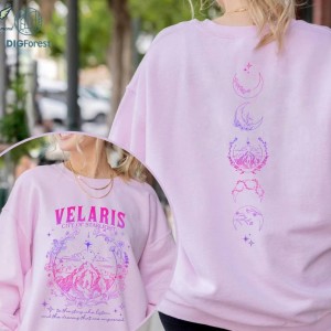 Velaris Sweatshirt, Velaris City Of Starlight PNG, The Night Court Shirt,SJM Merch Shirt, City of Starlight Sweater, ACOTAR Shirt
