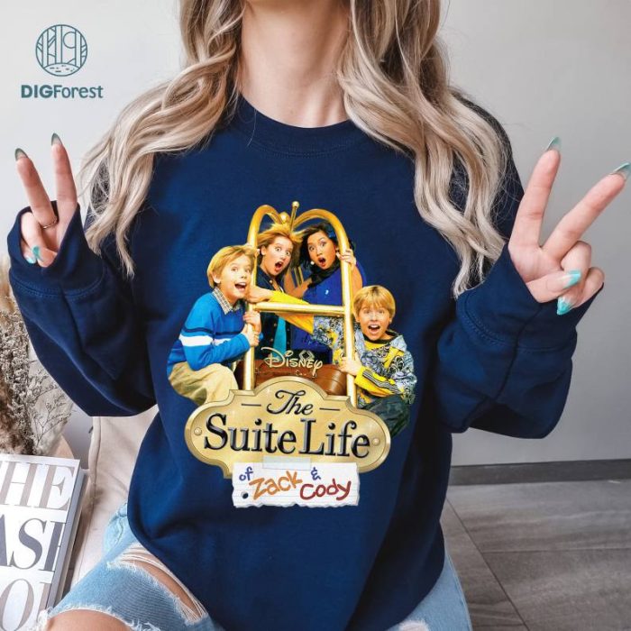 Disneyland Channel Suite Life of Zack and Cody PNG, Zack and Cody T-Shirt, Walt Disneyworld Shirt, London Tipton Shirt, Magic Kingdom