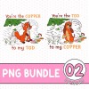 Disney Tod and Copper Friends Matching PNG | The Fox and the Hound PNG| DisneyWorld PNG| Disneyland BFF Trip | Disneyland Bestie Shirt