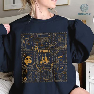 Pitbull Stamps Style Png, Vintage Pitbull Homage Shirt, Pitbull Hip Hop Shirt, Rap Shirt Vintage 90s Retro 90 Shirt, Pitbull Tshirt