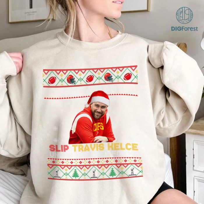 Travis Kelce Christmas PNG, Kelce Shirt, Vintage Kansas City Football, Kelce Kansas City Football, Christmas Gifts