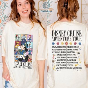 Disney Mickey Cruise The Adventure Tour PNG| Family Cruise Shirt | Disney Family Matching Shirts | Magic Kingdom Cruise Vacation Shirt