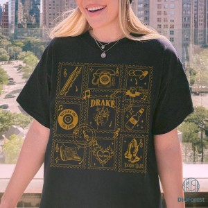 Drake Doodle Stamp PNG| Vintage Drake Rapper Shirt | Drake Hip Hop Shirt | Drake Tour Shirt