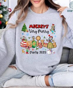 Disney Mickey's Very Merry Christmas Party 2023 PNG | Magic Kingdom Friends Christmas Shirt | Family Matching Png | Xmas Holiday