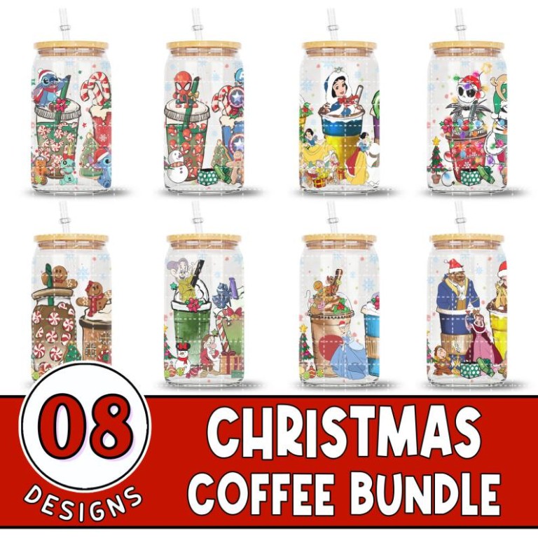 Christmas Coffee Latte Png Bundle Png Christmas Coffee Png