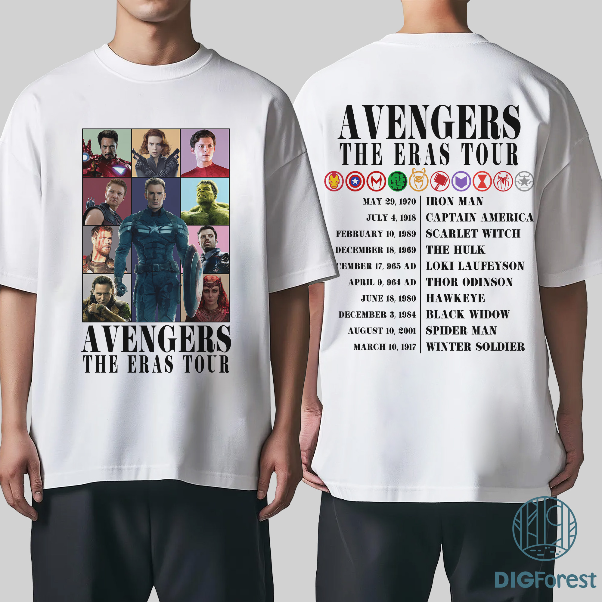 Avengers The Eras Tour Shirt | MCU Fan Gift | Avengers Assemble PNG | Spiderman Thor Loki Hulk Digital Download Avengers The Eras Tour Shirt | MCU Fan Gift | Avengers Assemble PNG | Spiderman Thor Loki Hulk Digital Download