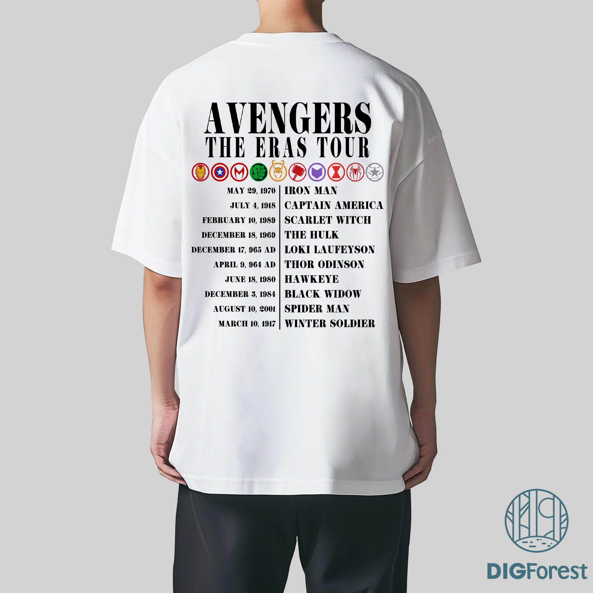 Avengers The Eras Tour Shirt | MCU Fan Gift | Avengers Assemble PNG | Spiderman Thor Loki Hulk Digital Download Avengers The Eras Tour Shirt | MCU Fan Gift | Avengers Assemble PNG | Spiderman Thor Loki Hulk Digital Download