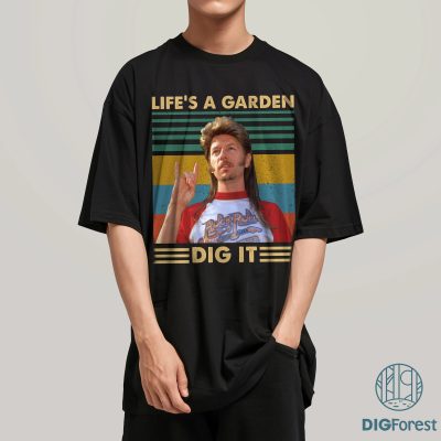 Life’s A Garden Dig It Vintage Shirt | Joe Dirt 4th of July Shirt | Patriotic Joe Dirt Sweatshirt & Gift Tee