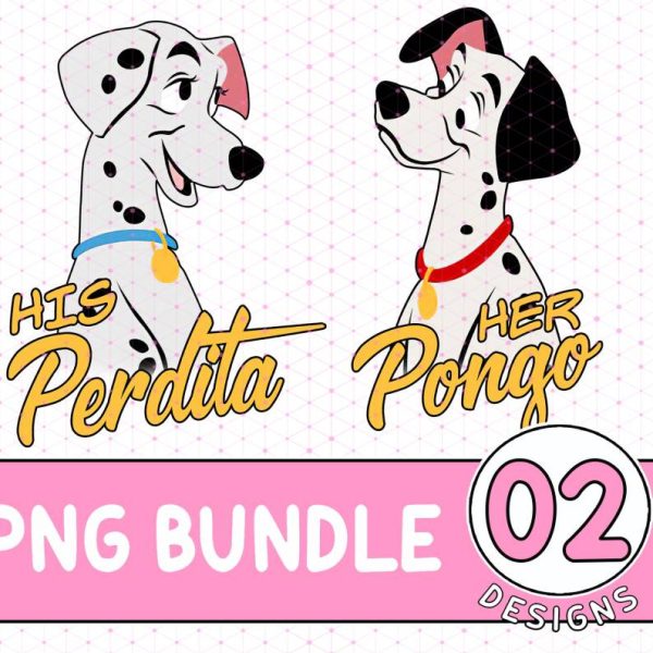 Disney Pongo and Perdita Bundle, 101 Dalmatian Shirt, Family Couple Shirt, Family Trip Shirt, Family Honeymoon Shirt, Epcot Shirt