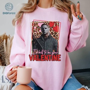Michael Myers I'd Kill To Be Your Valentine PNG| Horror Couple Valentine Shirt | Michael Myers Fan Shirt | Horror Movie | Gift for Couple