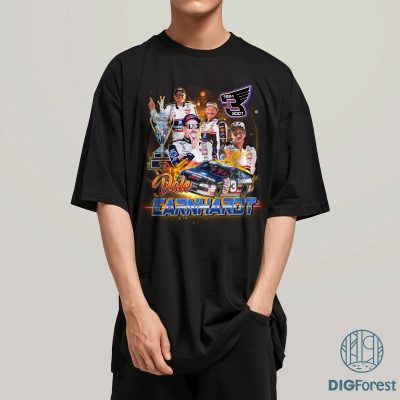 Dale Earnhardt Vintage T Shirt | Nascar Racing Shirt PNG | Dale Earnhardt Fan Gift | Trendy Graphic Tees For Men