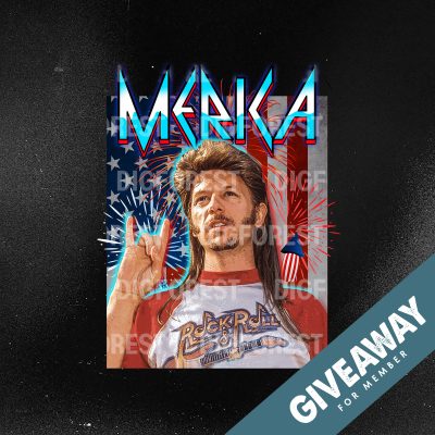 Joe Dirt Merica 4th of July Shirt – Funny Independence Day Tee or Sweatshirt, Patriotic Joe Dirt USA T-Shirt