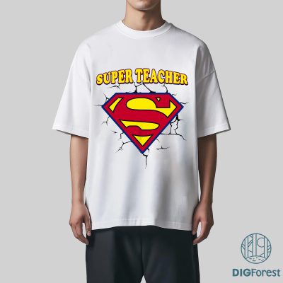 Superhero Teacher Shirt | Hero Teacher Gift Tee | Super Teacher PNG | First Day of School Teacher Design | Teacher Hero Digital Download Superhero Teacher Shirt | Hero Teacher Gift Tee | Super Teacher PNG | First Day of School Teacher Design | Teacher Hero Digital Download