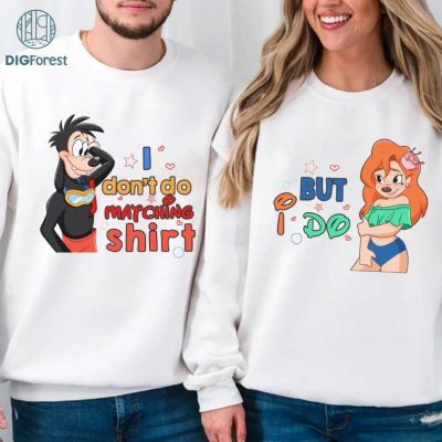 Disney Max Goof Roxanne Bundle | I Don't Do Matching Shirt,Goofy Couple Shirt, Honeymoon Shirt | Husband And Wife Shirt Disney Max Goof Roxanne Bundle | I Don't Do Matching Shirt,Goofy Couple Shirt, Honeymoon Shirt | Husband And Wife Shirt