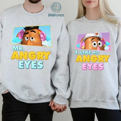 Disney Toy Story 4 Couple bundle, I Like His Angry Eyes, Mrs Potato Head PNG, Pixar Couples Bundle, Engagement Shirt, Honeymoon Matching T-Shirts Disney Toy Story 4 Couple bundle, I Like His Angry Eyes, Mrs Potato Head PNG, Pixar Couples Bundle, Engagement Shirt, Honeymoon Matching T-Shirts